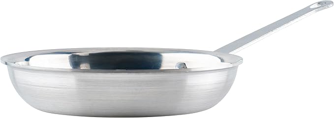 Winco Commercial-Grade Aluminium Fry Pan/Skillet, Mirror Finish, 8"