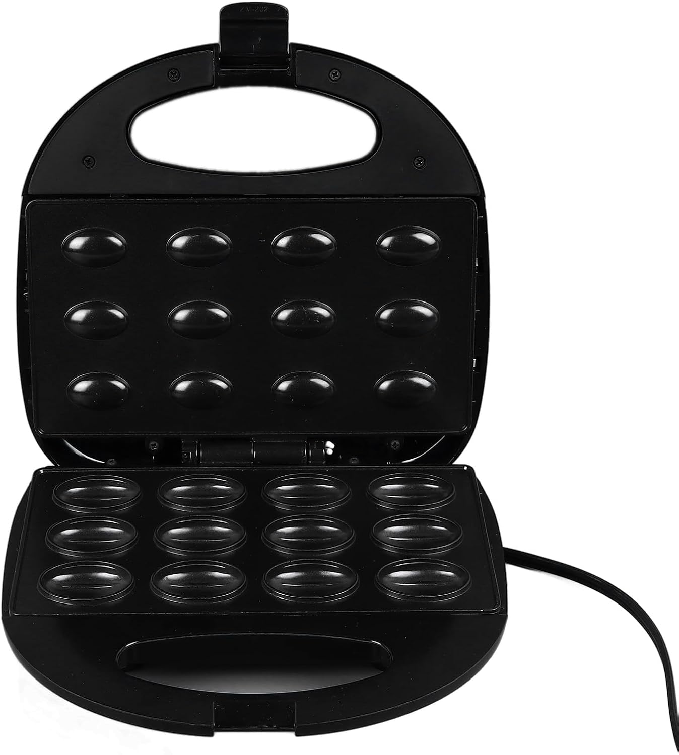 Walnut Cookie Maker, 750W 12pcs Non Stick Cookies Pastry Electric Walnut Cake Maker, Mini Nut Waffle Bread Machine Iron Toaster Baking Breakfast Pan Oven for Cooking