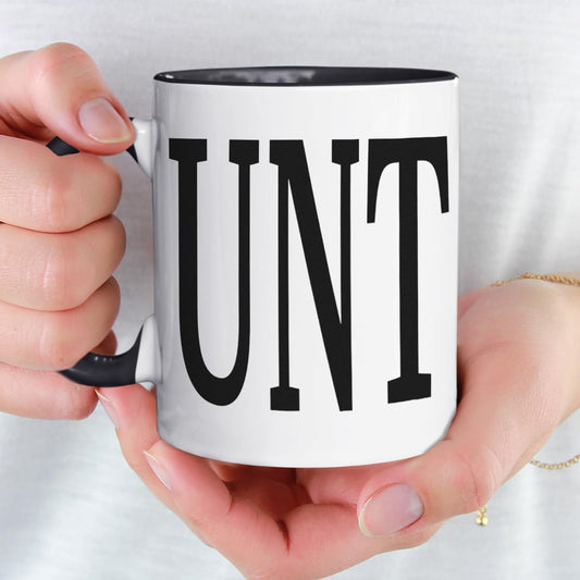 11 ounce UNT with black handle Coffee Mug, Christmas Gag Gifts for Coworkers, Friends, Adult Humor Mug, Novelty Tea Mugs, Funny Office Gift, Unique Coffee Lovers Gifts for Men Women