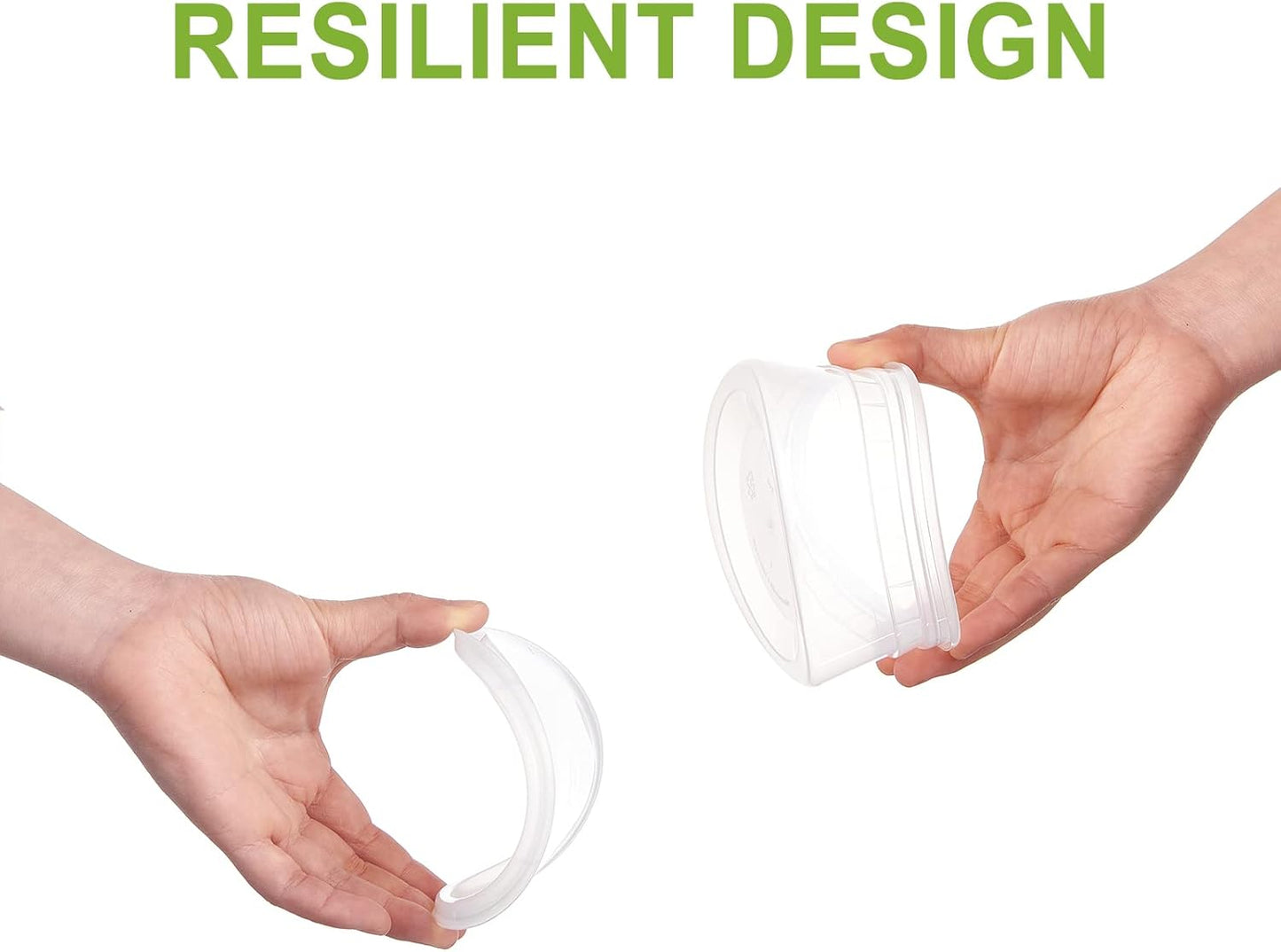 [240Set-8oz] Plastic Deli Food Storage Containers With Lids Disposable Clear Small Togo Jars Bowls For Soup, Meal Prep, Slime | BPA Free | Stackable | Leakproof | Microwave | Dishwasher | Freezer Safe