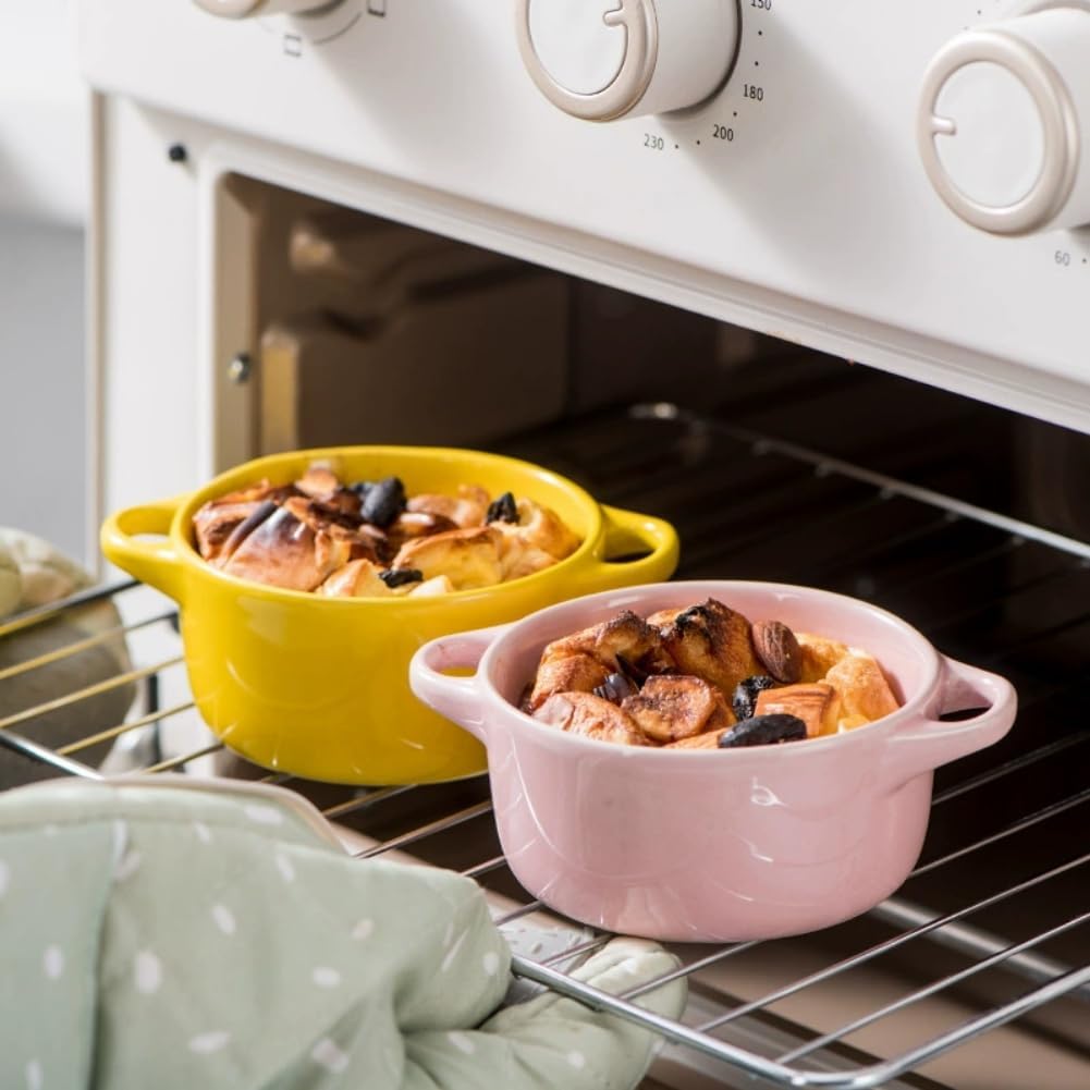 7 OZ Mini Ceramic Candy Bowl Small Candy Dish with Lid Cute Ceramic Bowl for Baking,Dessert,Snack,Fruit,Yogurt,Ice Cream,Cereal,Dipping,Side Dishes,Microwave Freezer Safe(green)