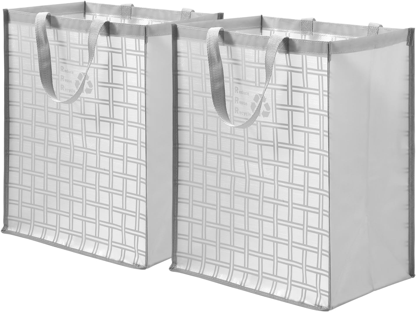 Lily queen Recycle Bin Bags for Kitchen Home Trash Cans Sorting Bins 12 Gallon Set of 2