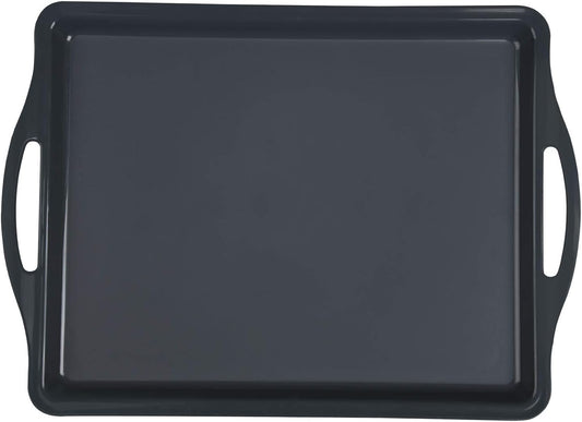 Mintra Home Durable Serving Tray (1pk, Dark Grey)