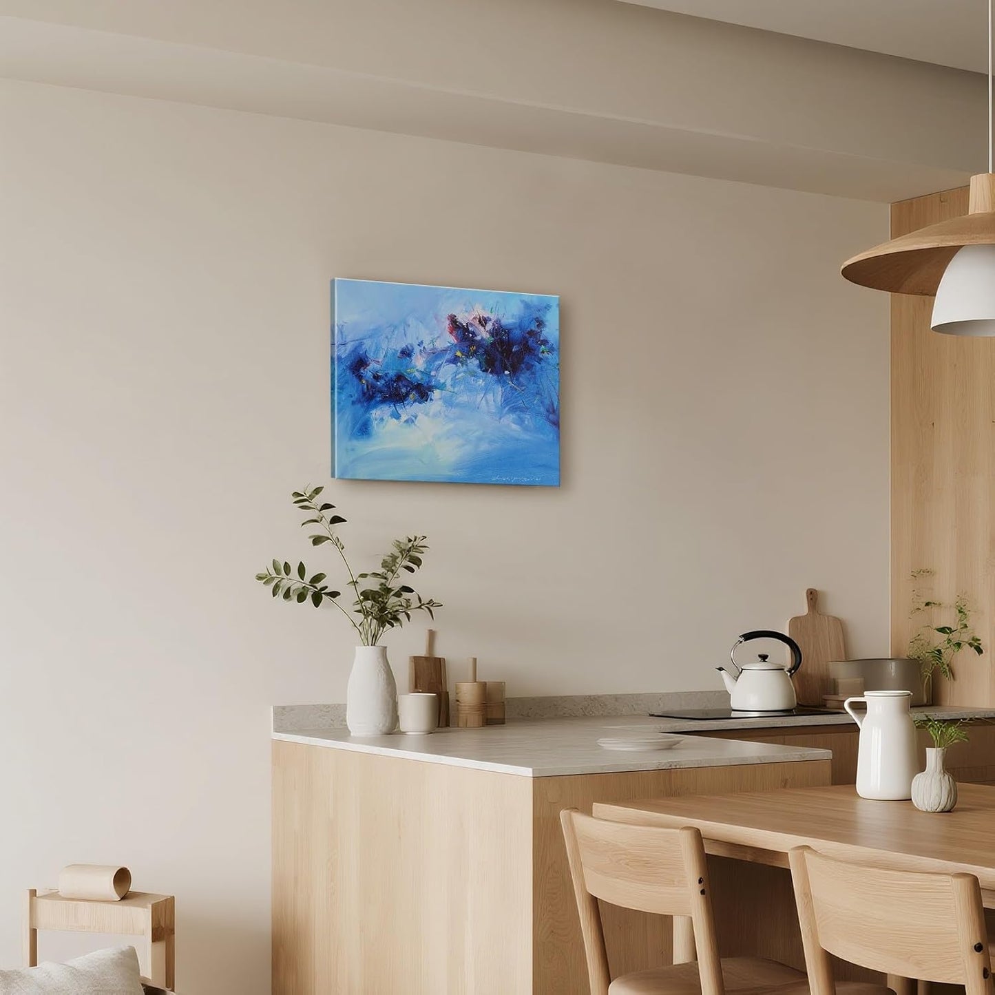 Gloliv Canvas Wall Art – Abstract Wall Decor Painting, Artist-Authorized Reproduction Canvas Prints, Modern Wall Art Decor for Living Room, Bedroom, or Office 16"x12"