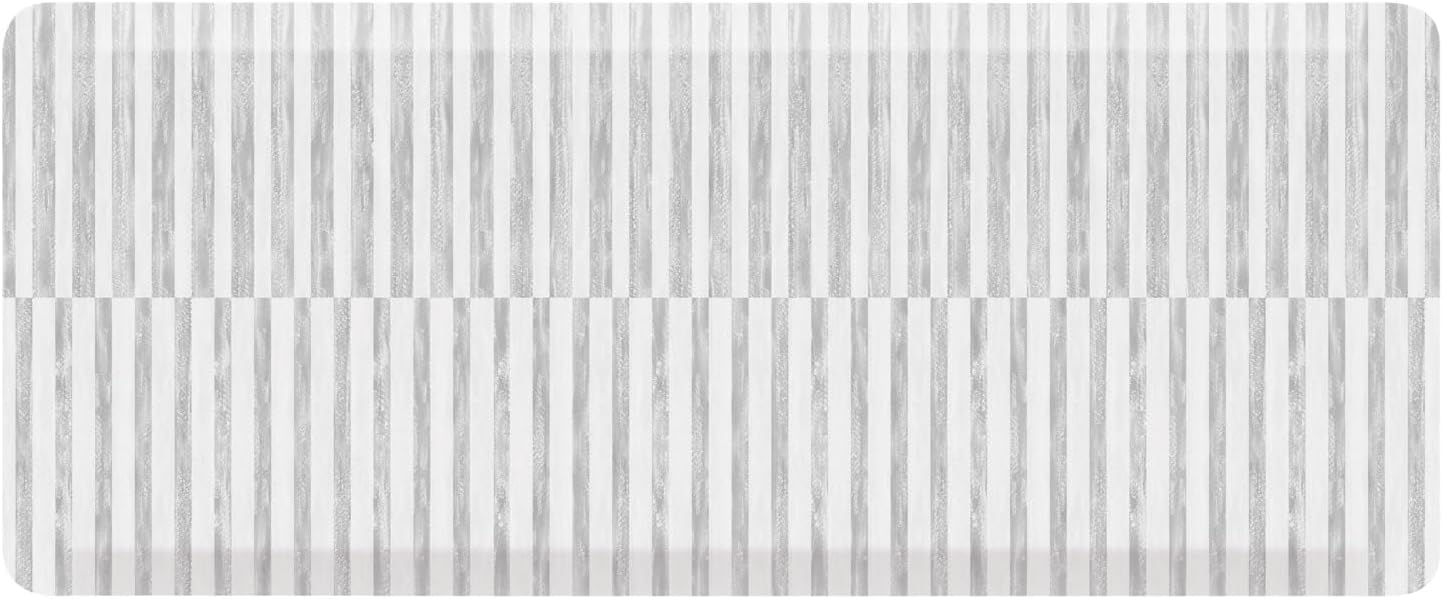 House of Noa Nama Standing Mat – Anti-Fatigue Cushioned Kitchen Mats for Floor | Ergonomic Bounce-Back Foam Kitchen Mats | Anti-Fatigue Mats for Kitchen & Standing | Reese Ash | 22" x 54"