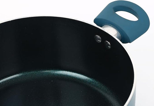 5 QT Dutch Oven with Lid, Nonstick Cookware, Soft Touch Handles, Induction Base, Ideal for Stews, Soups, and Roasts