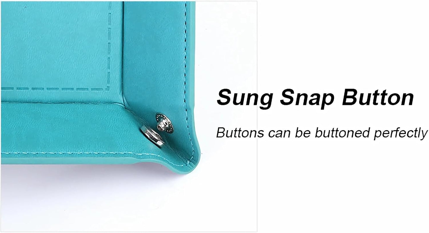 siduater Valet Tray Desktop Storage Organizer – Vegan Leather Catchall Bedside Vanity Tray Nightstand Caddy Holder for Remote Controller, Watch, Keys, Phone, Wallet, Coin, Jewelry, Beige