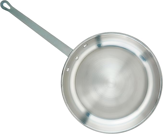 Winco Commercial-Grade Aluminium Fry Pan/Skillet, Mirror Finish, 14"