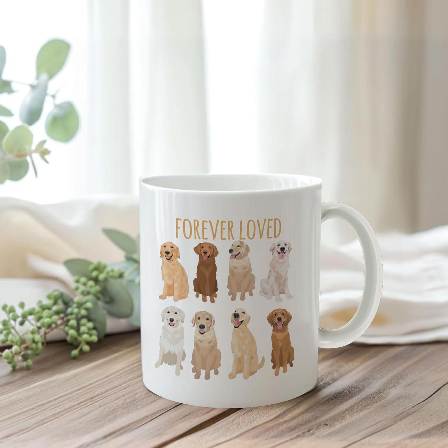 Golden Retriever Coffee Mug - Dog Mom Gift, Retriever Decor for Lovers - 11 Oz