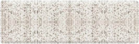 House of Noa Nama Standing Mat – Anti-Fatigue Cushioned Kitchen Mats for Floor | Ergonomic Bounce-Back Foam Kitchen Mats | Anti-Fatigue Mats for Kitchen & Standing | Emile Latte | 22" x 72"