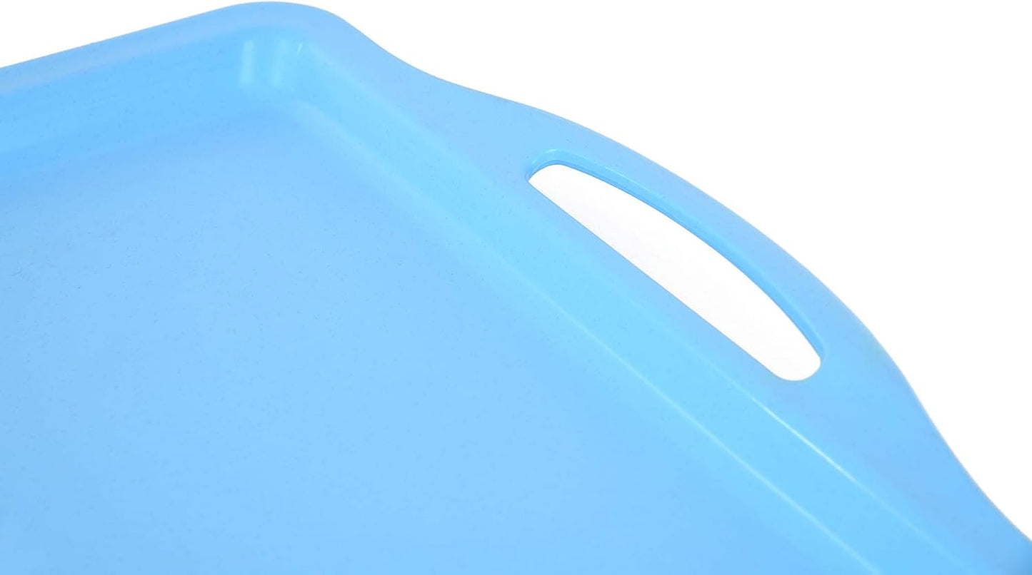 Mintra Home Durable Serving Tray (1pk, Blue)