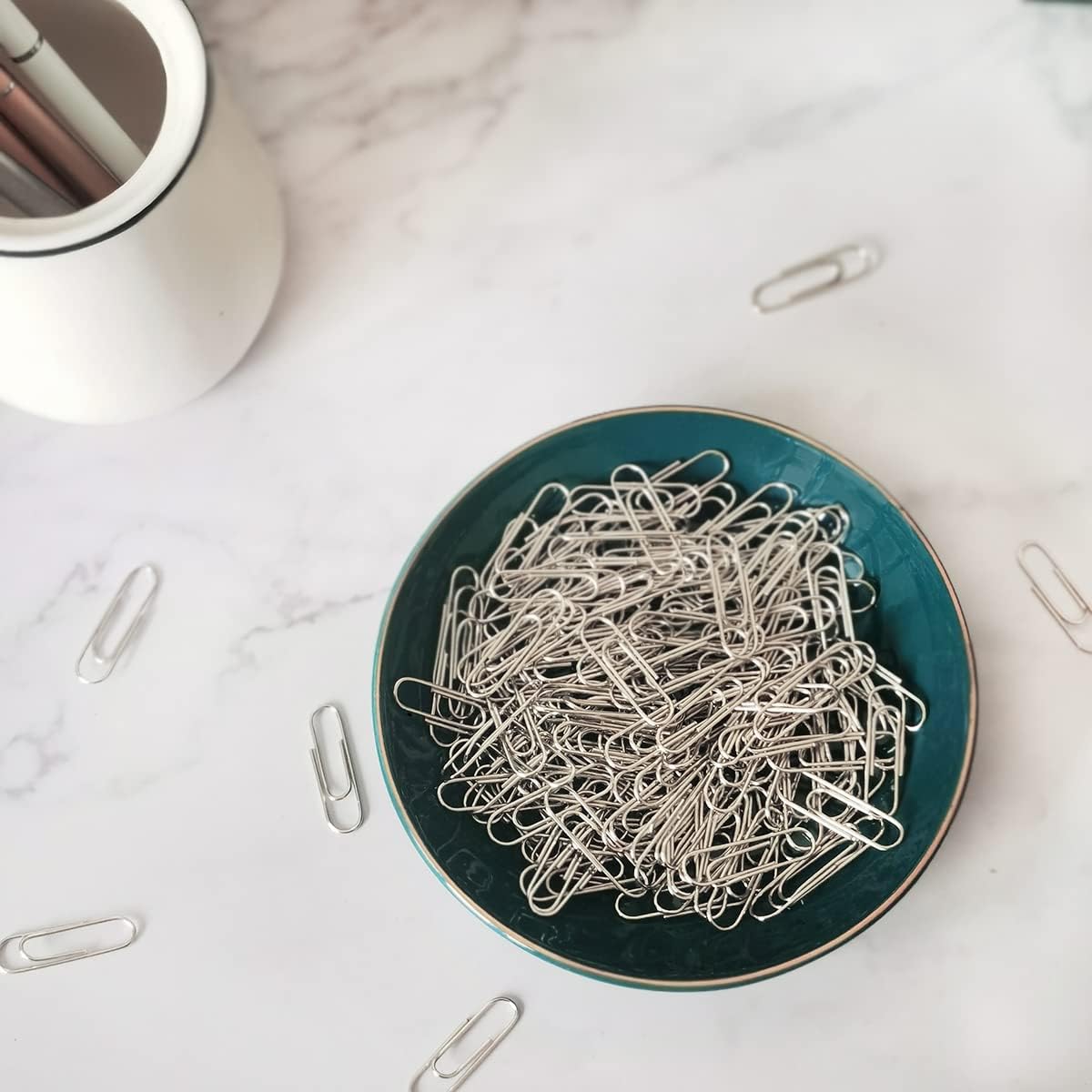 4.75" Ceramic Jewelry Tray, Small Ring Dish Holder Trinket Tray, Catch All Trays for Ring Earring Necklace Key, Christmas Gifts for Women Girls, Green