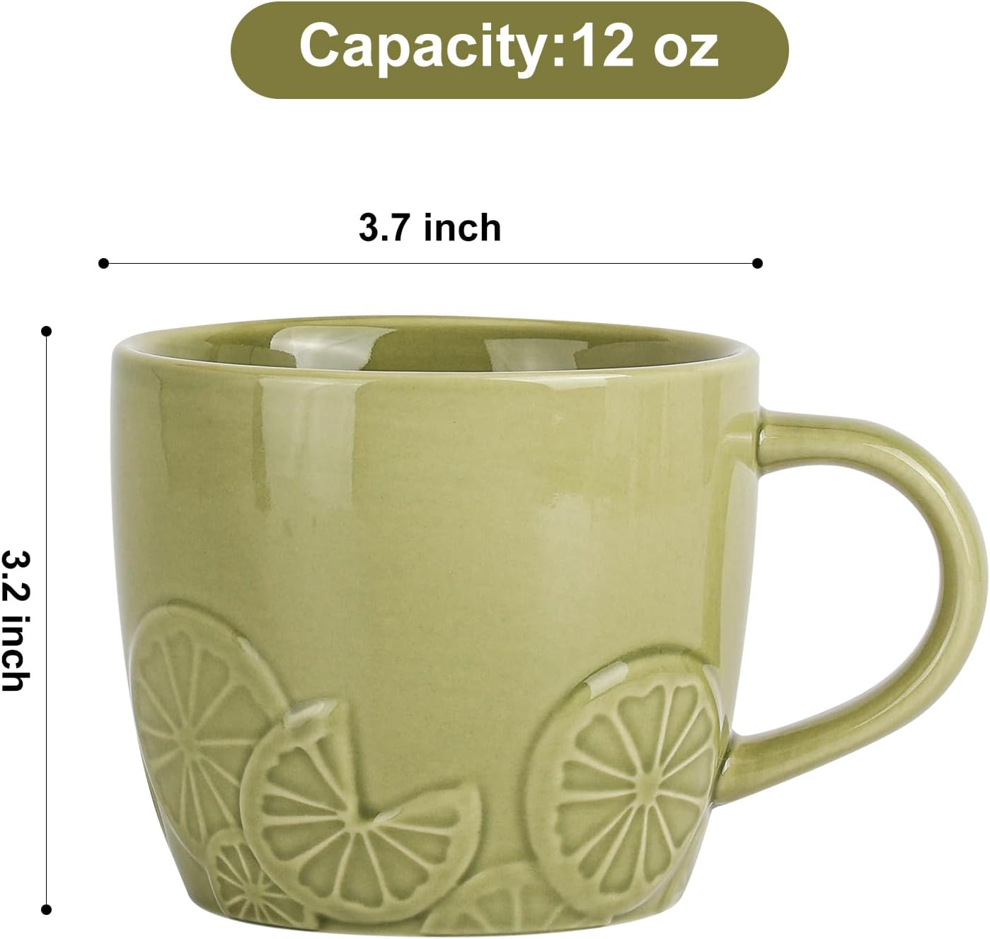 Labrador Dog Ceramic Cup Hidden 3D Animal Inside Mug,Cute Cartoon Handmade Figurine Mug,Christmas Birthday Surprise for Friends Family or Kids (Sage Green Labrador)