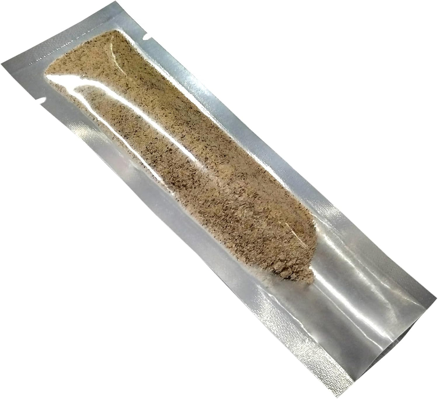 PABCK 500 Pcs 2.17x9.84 inch (inside size 1.77x9.45 inch) Clear Front Vacuum Heat Sealable Foil Bag Mylar Packets for Travel Sample Packaging Candy Instant Coffee Food Storage Aluminum Foil Package