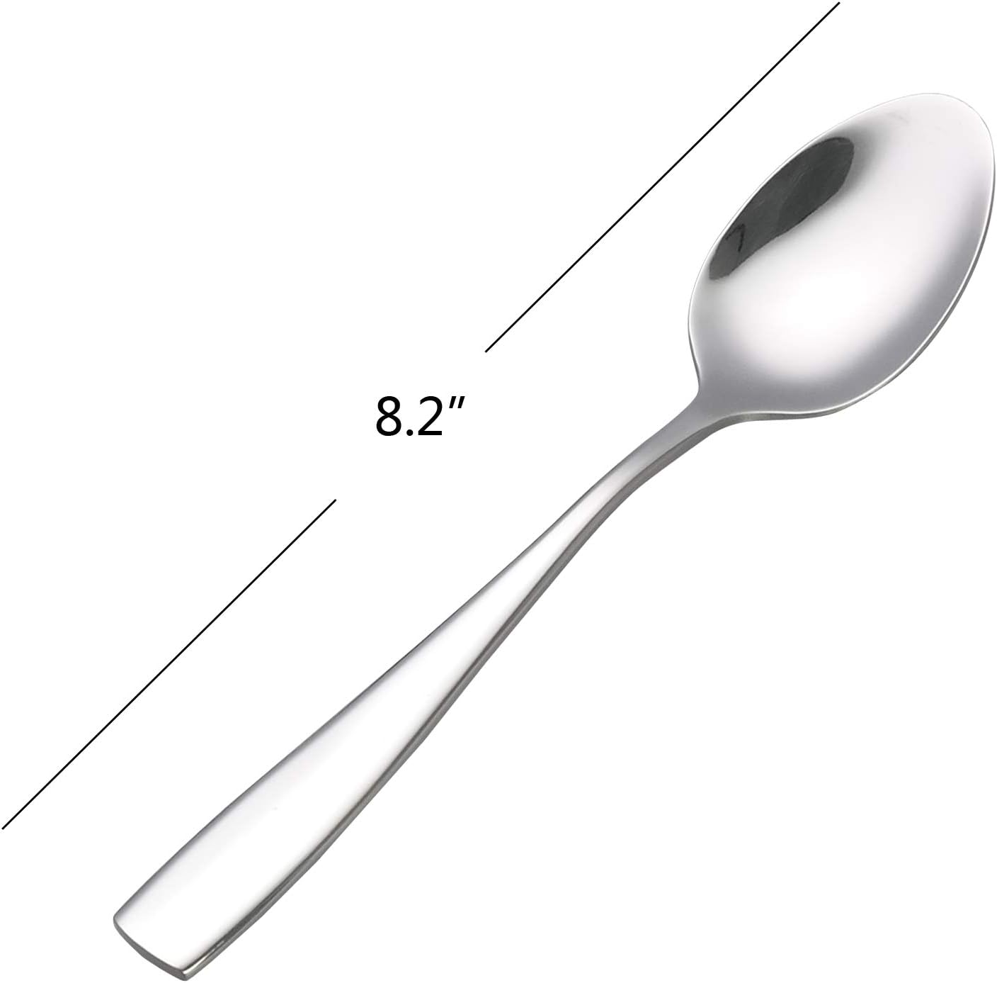 Asking 12-Piece Stainless Steel Kitchen Dinner Spoon, Cutlery Table Spoons