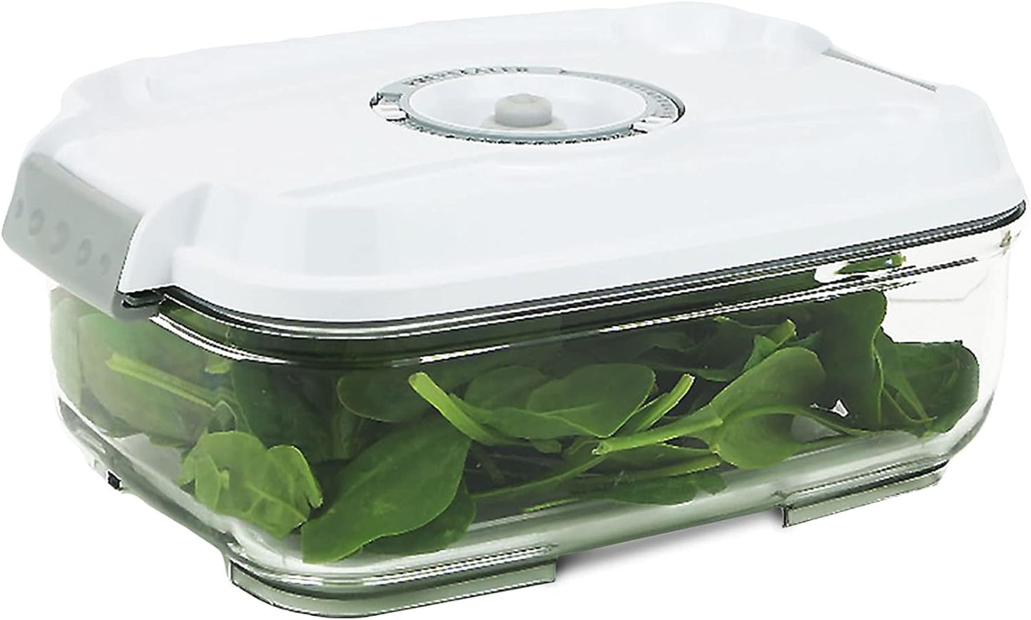 PrepSealer Food Saving Airtight Meal Prep BPA-free Tritan Vacuum Container (1.4L) - Pump not Included