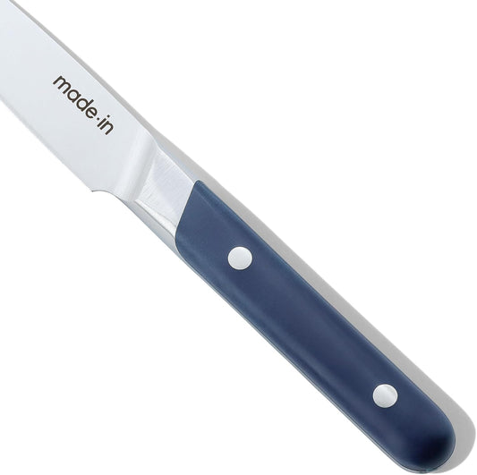 Made In Cookware - 4" Paring Knife France - Full Tang With Harbour Blue Handle