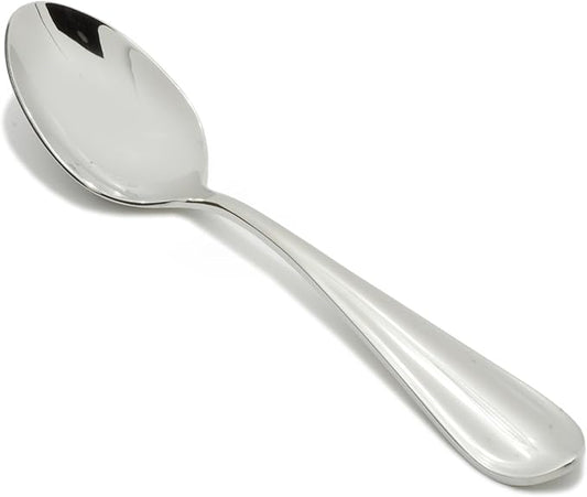 Fortessa Forge 18/10 Stainless Steel Flatware Serving Spoon, 10-Inch
