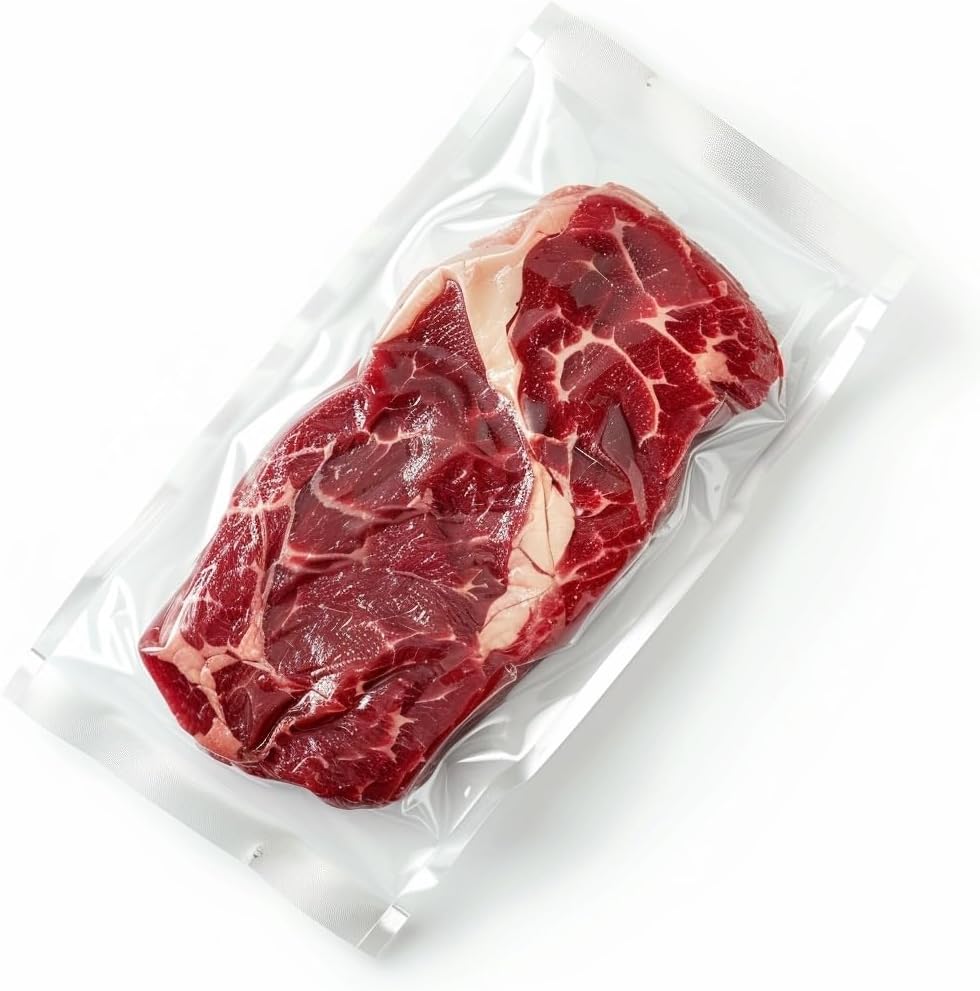 Smelly Proof Vacuum Bags, US Made – 25-Bags 8"x12" Quart, BPA FREE 4-Mil Vacuum Sealer Bags for Food, Seal Meal Bags, Freezer Storage, Meal Prep, Sous Vide Cooking & Storage