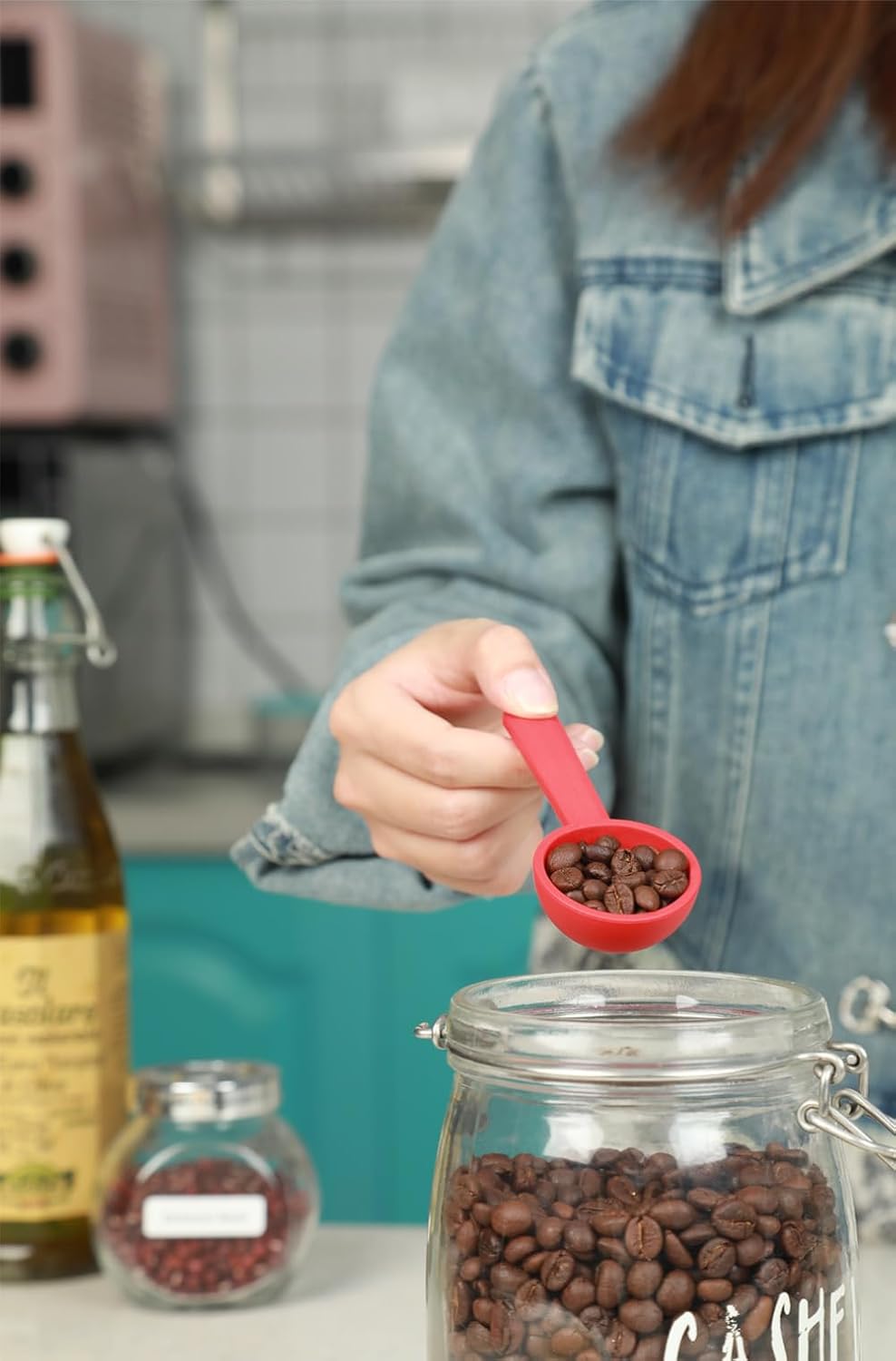 Silicone Measuring Spoons Set of 5, Assorted Colors