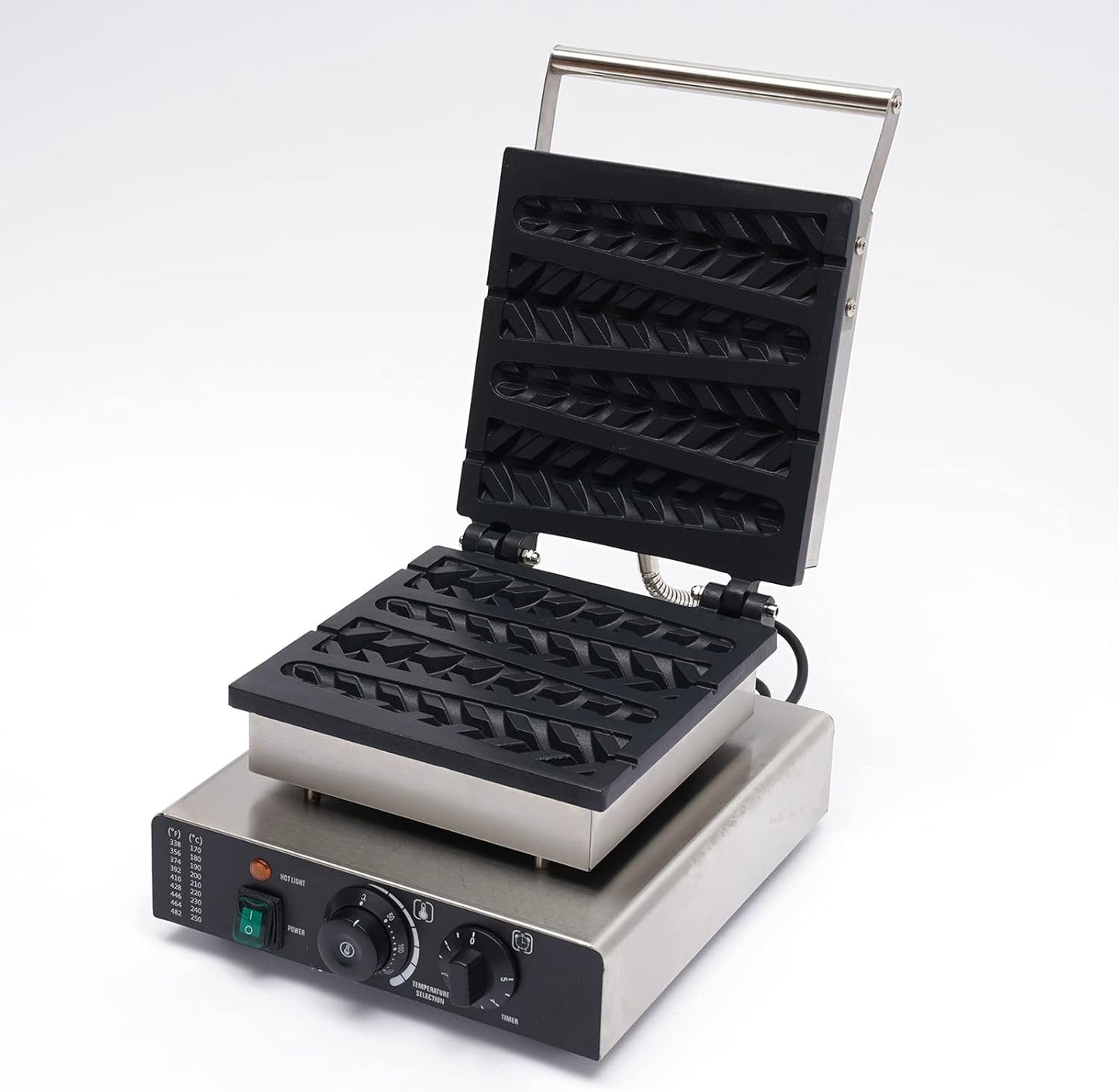 4PCS Electric Stick Waffle Pancake Maker,Non-stick Pancake Baker Machin,110v Rotated Muffin Maker Machine,Electric Muffin Maker Stainless Steel for Home Kitchen,control 50-300℃