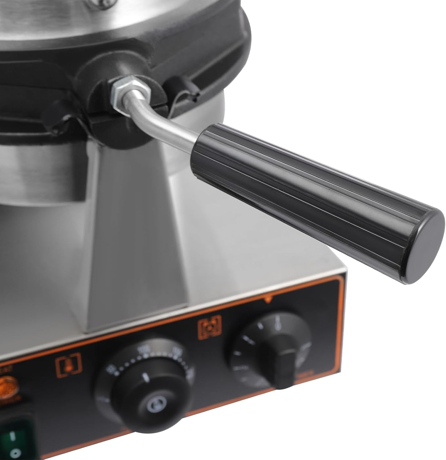 1300W Commercial Waffle Maker, Electric Waffle Maker Non-Stick Stainless Steel Belgian Waffle Iron w/Time & Temper Adjustable|180° Rotating, Large Waffle Machine for Restaurant Party Food Stall