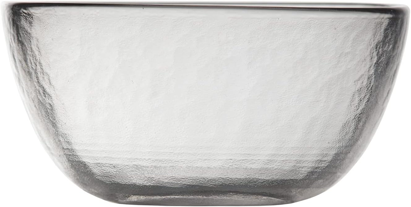 FORTESSA Los Cabos Tableware, 16-Piece Glass Dinnerware Set with 4 Dinner Plates, 4 Salad Plates, 4 Coupe Bowls and 4 Cereal Bowls, Dishwasher-Safe Glass Plate Set, Clear