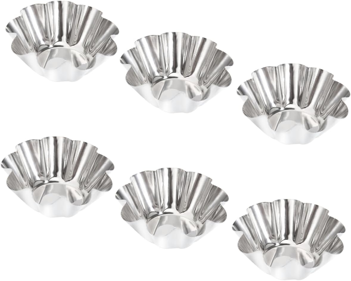 12pcs Tart Pans Baking Reusable Cupcake Muffin Kitchen Bakeware