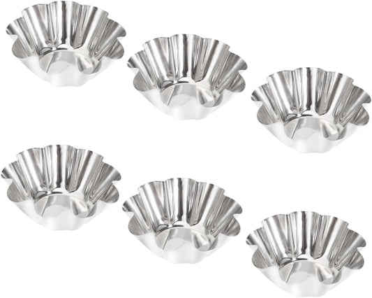 12pcs Tart Pans Baking Reusable Cupcake Muffin Kitchen Bakeware