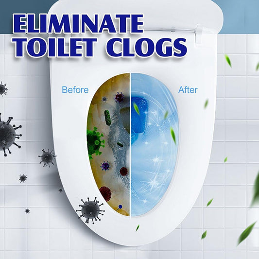 4Pack Safe & Powerful Upgraded Sink Drain Cleaner - Multi-Purpose Pipe Unclogging Agent for Kitchen and Home Drains