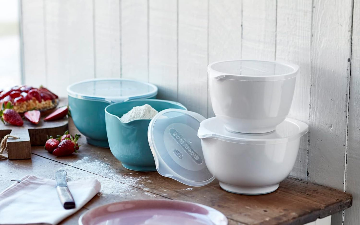 Rosti Precision Craft Mixing Bowl Set 2 Pcs Elevate Your Culinary Experience Stylish Nesting Bowls for Effortless Cooking and Baking