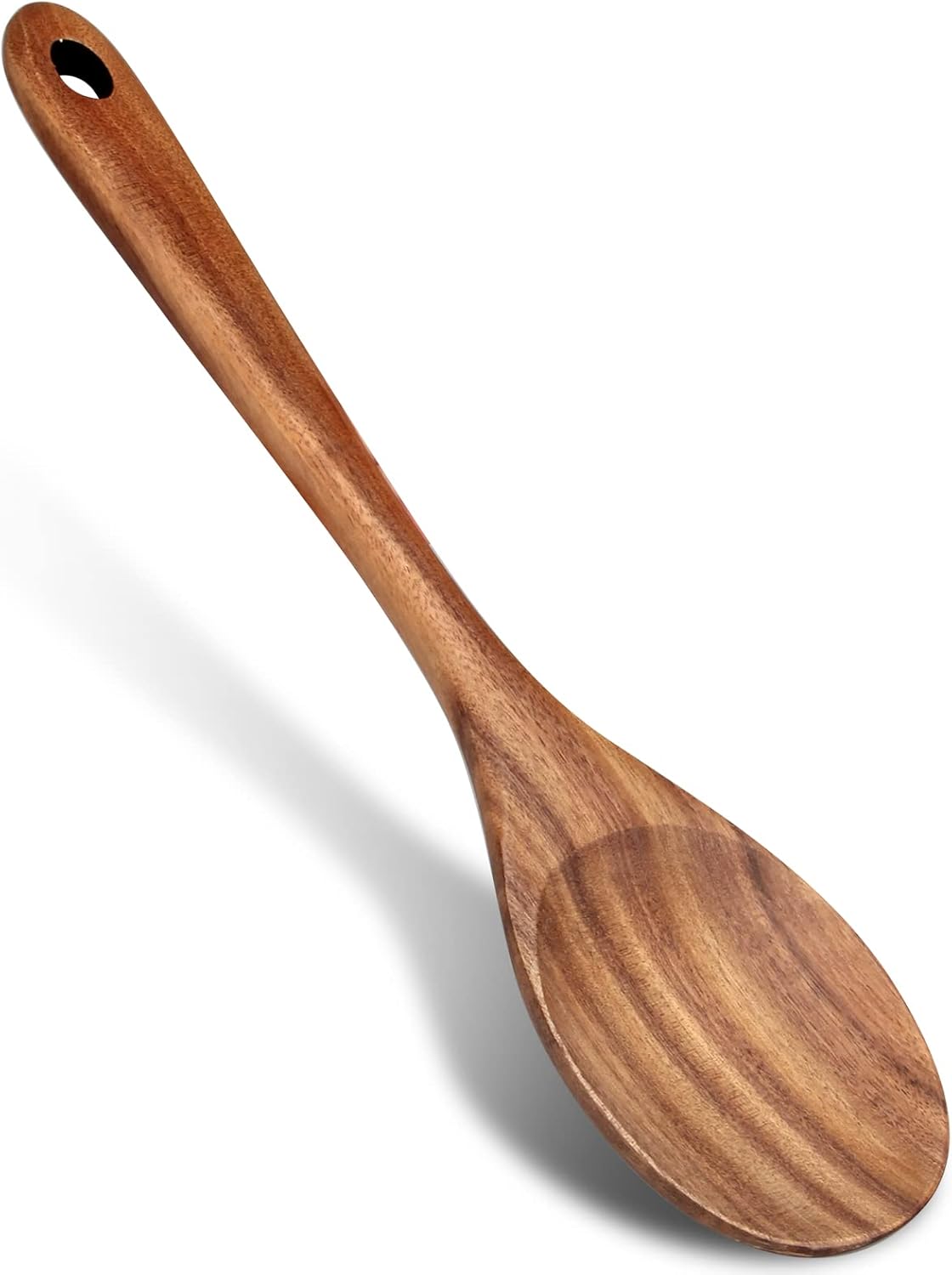 14 Inch Large Wooden Spoon for Cooking Utensil Mixing Spoons Baking Serving Wood Spoon Big Non Stick Spatula Long Handle Kitchen Utensils Stirring Cooking Spoon Non Toxic Kitchen Tools Accessories