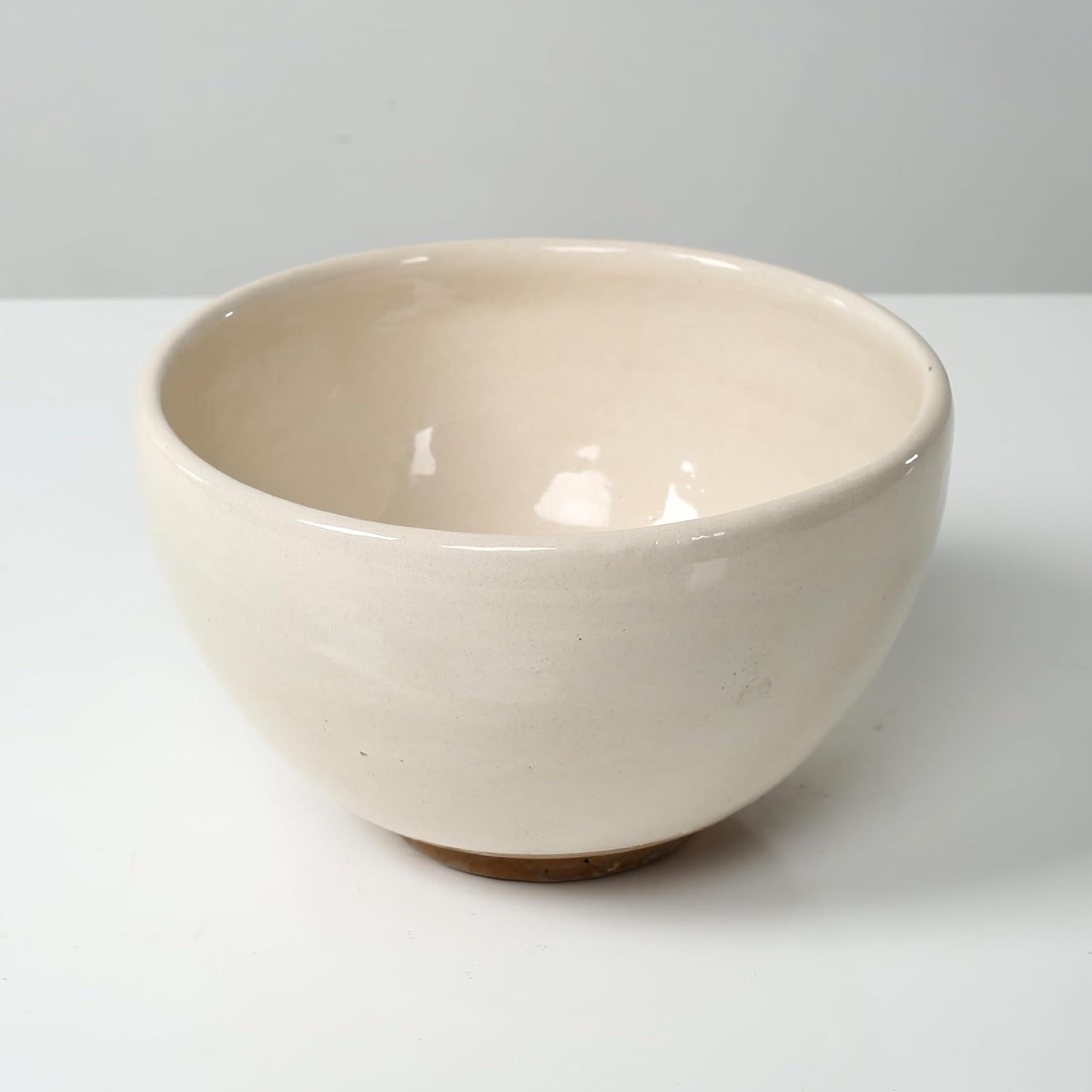 Artissance Approx. 9.8" Wide Off White Ceramic Decorative Bowl (9.8" Opening)