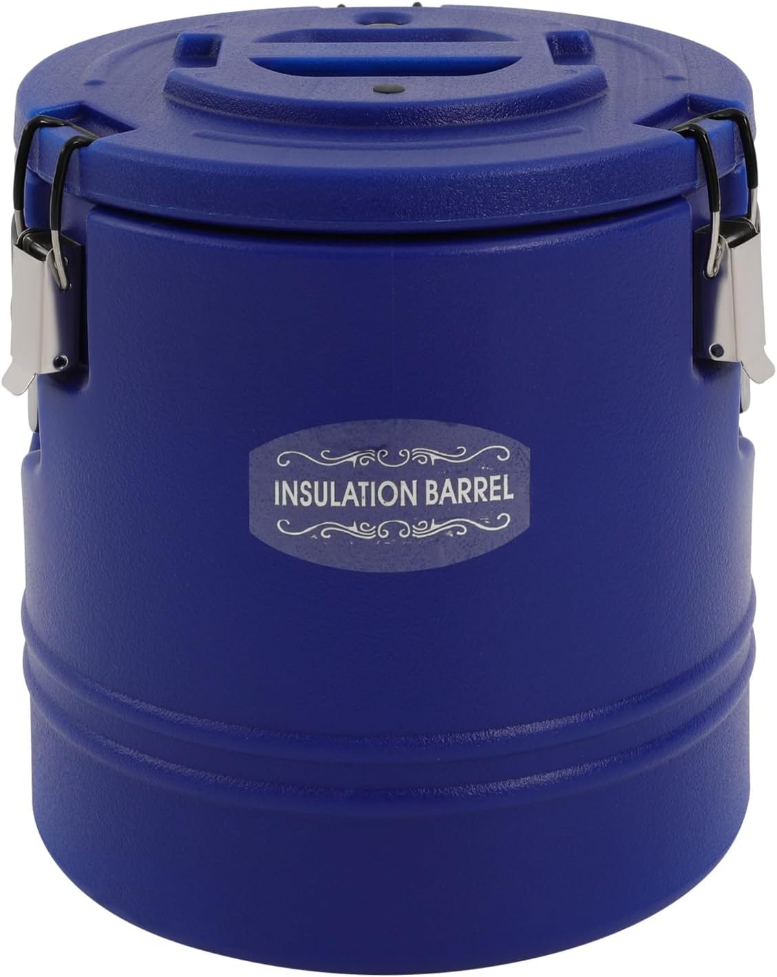 DYNAMI Large Insulated Food Container, Portable Commercial Food Warmer Insulated Soup Container Cold Hot Box for Catering,Stainless Steel Inner Liner, Sealed and Leak-proof (Blue, 4 Gal)