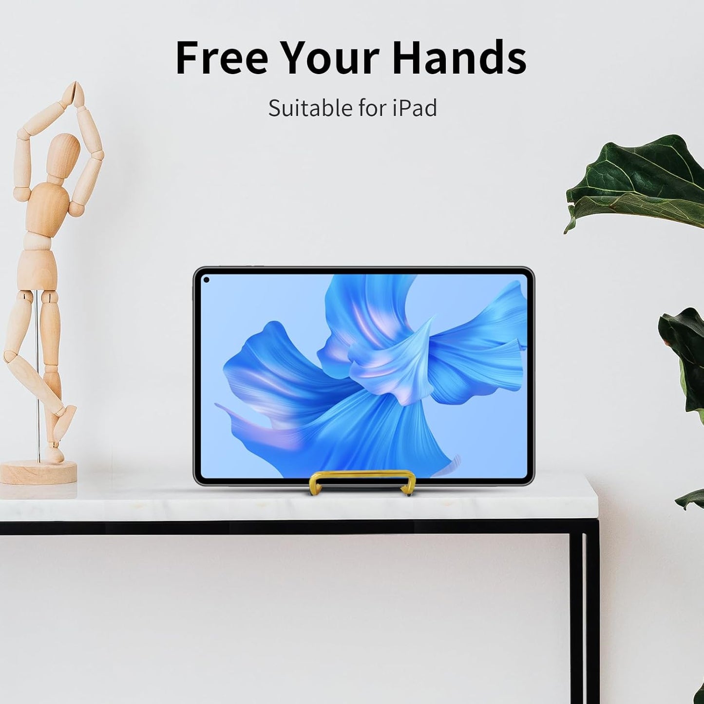 3 Pack 6 inch Metal Plate Stands for Display, Plate Holder Pictures Frame Easel Display Stand, Tabletop Picture Stand, Iron Easels for Display Photo Frames, Plates, Vinyl Record，Book, Plaque, Sign