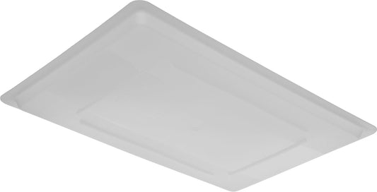 Carlisle FoodService Products Storplus Food Storage Container Lid with Stackable Design for Catering, Buffets, Restaurants, Polyethylene (Pe), 26 x 18 Inches, White, (Pack of 6)