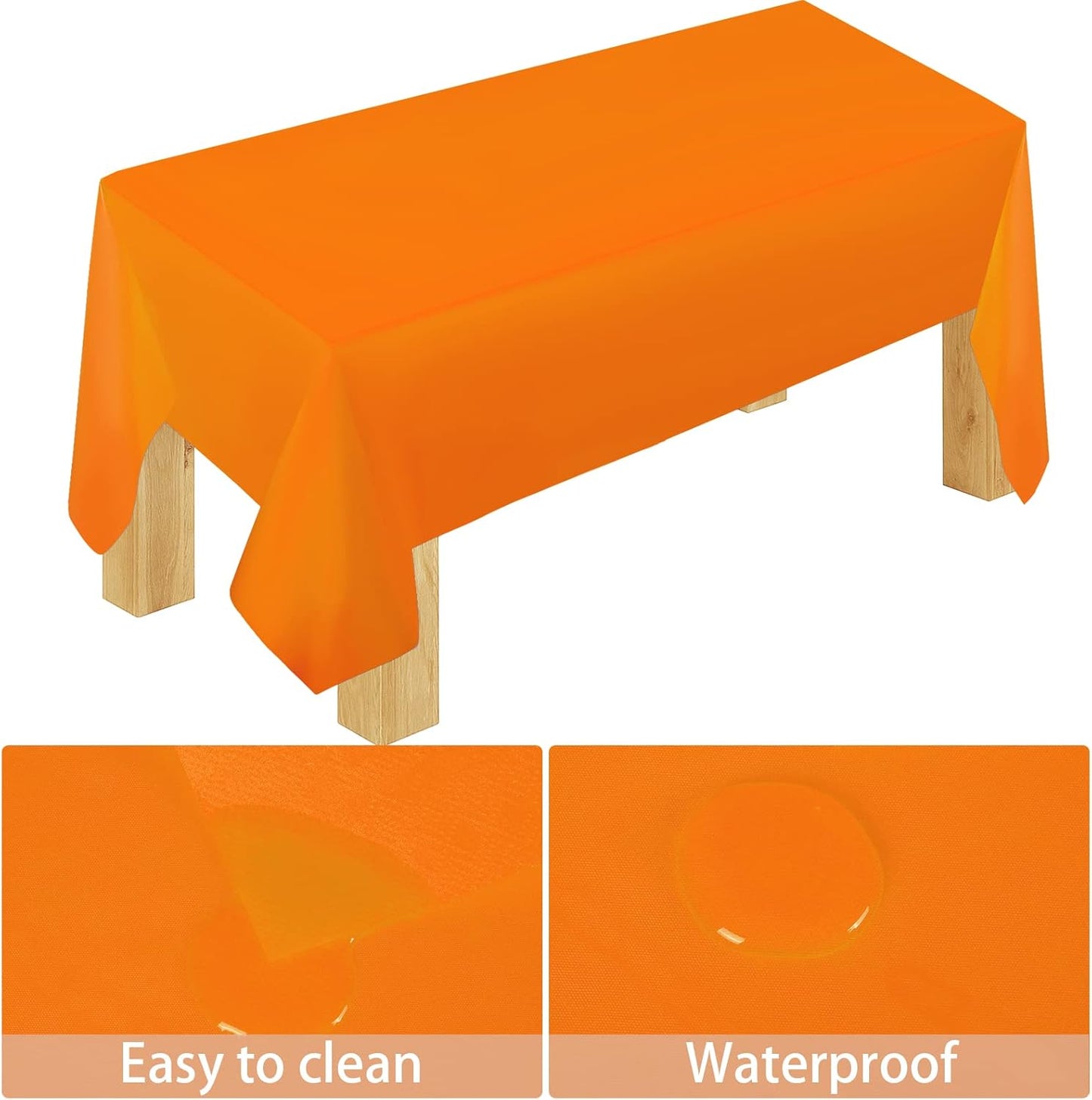 TWOWYHI 229PCS Orange Party Supplies Set Paper Disposable Plates Cups Plastic Spoons Forks Knives Orange Napkins for 30 Guests Disposable Party Dinnerware Sets for Wedding Birthday Parties