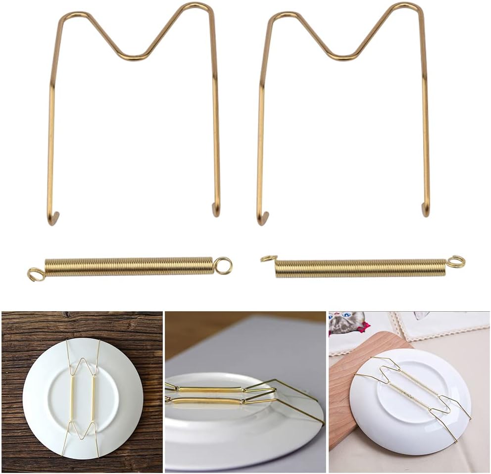 8 10 12 14 16Inch Plate Hangers for Walls Plate Dish Hangers Stainless Steel Decorative Invisible Plate Hangers Holder, Wall Hooks Home Decor (size:16in)