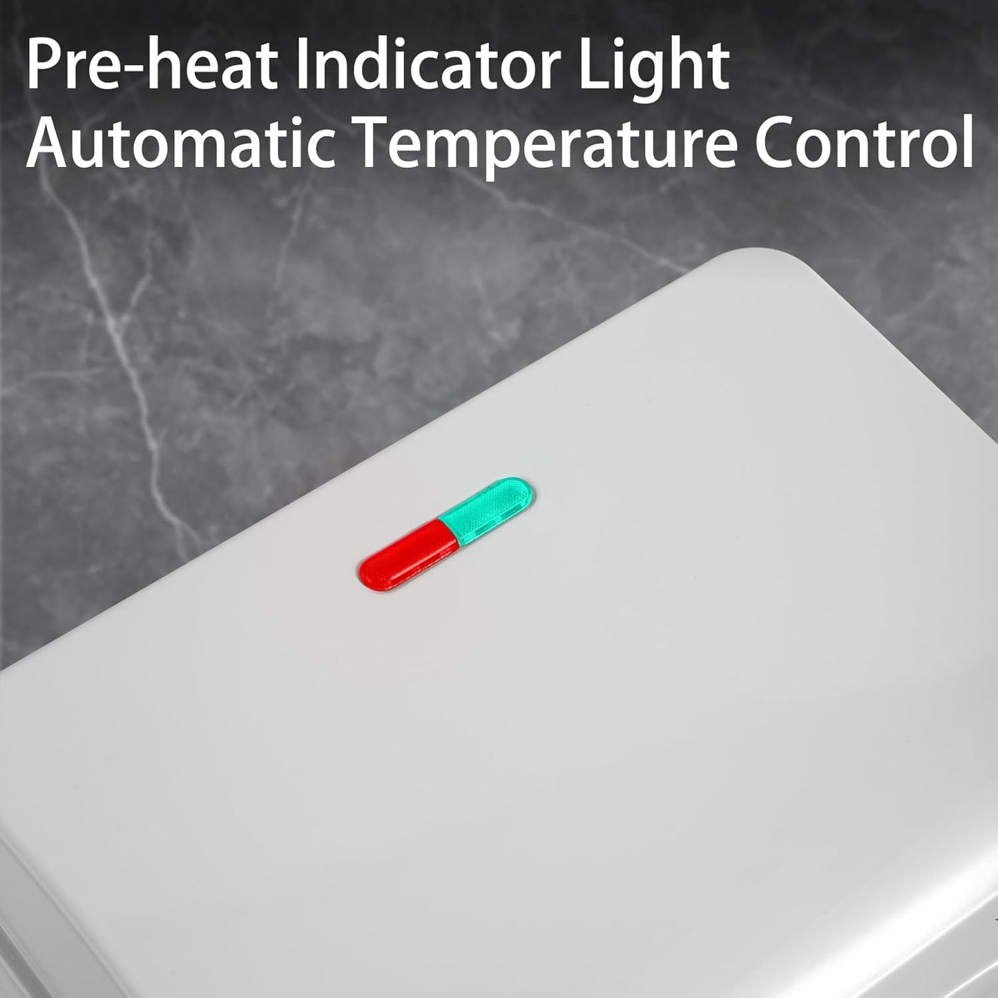 Corn Dog Waffle Maker, Hot Dog Waffle Machine with Non-stick Coating Plate, Hot Dog Maker Toaster Make 6 Corn Dogs, Corn Dog Waffle Machine Make Corn Dog in Minutes, Easy to Clean, White