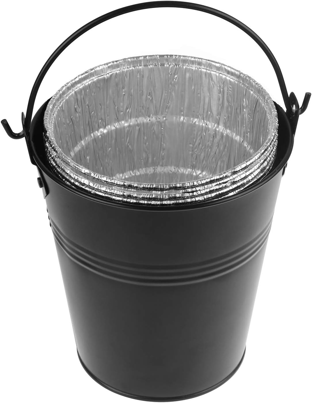 15-Pack Liners & Replacement Traeger HDW152 Drip Grease Bucket for Traeger 20/22/34, Pit Boss, etc Pellets Smoke (Black 15)