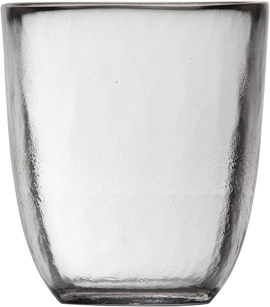 Fortessa Los Cabos Glass Drinkware Collection, 10 Ounce Tumbler (Set of 4), Clear