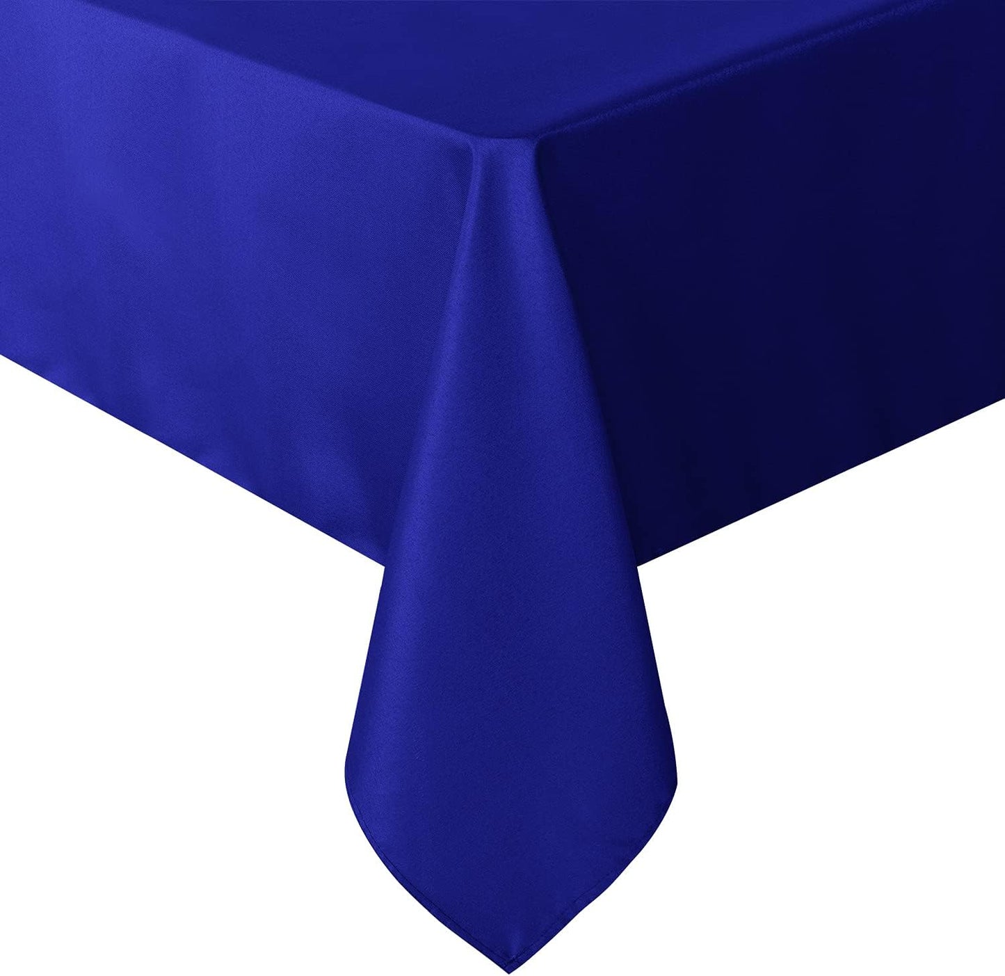 sancua Rectangle Tablecloth - 70 x 108 Inch - Stain and Wrinkle Resistant Washable Polyester Table Cloth, Decorative Fabric Table Cover for Dining Tables, Buffet Parties and Camping, Royal Blue