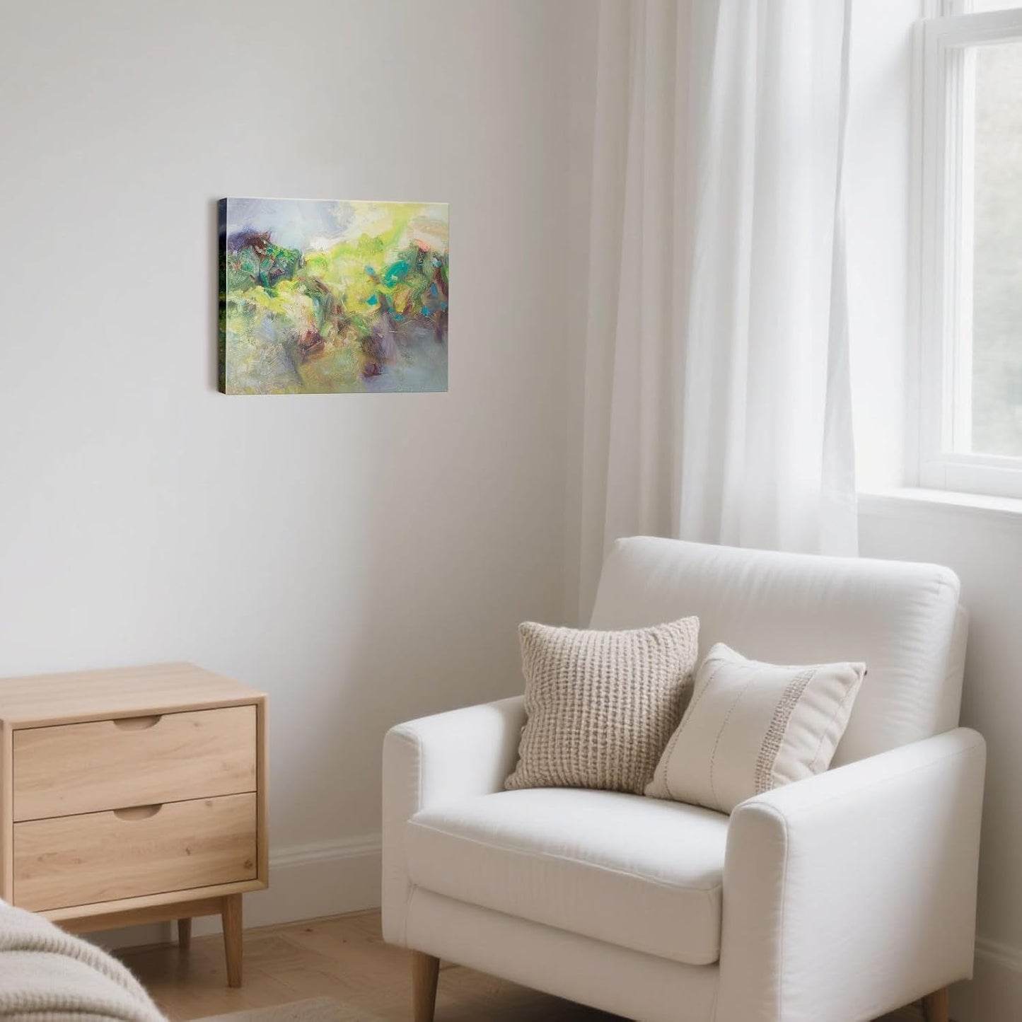 Gloliv Canvas Wall Art – Abstract Wall Decor Painting, Artist-Authorized Reproduction Canvas Prints, Modern Wall Art Decor for Living Room, Bedroom, or Office 14"x11"