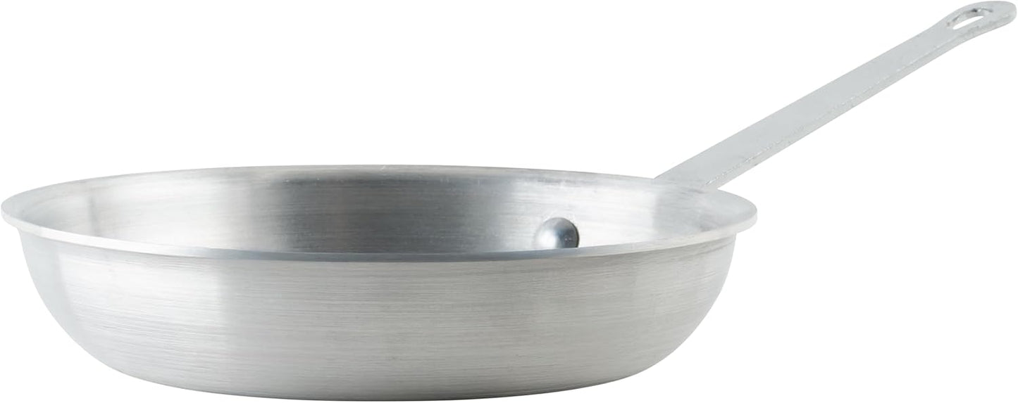 Winco Commercial-Grade Aluminium Fry Pan/Skillet, Satin Finish, 8"