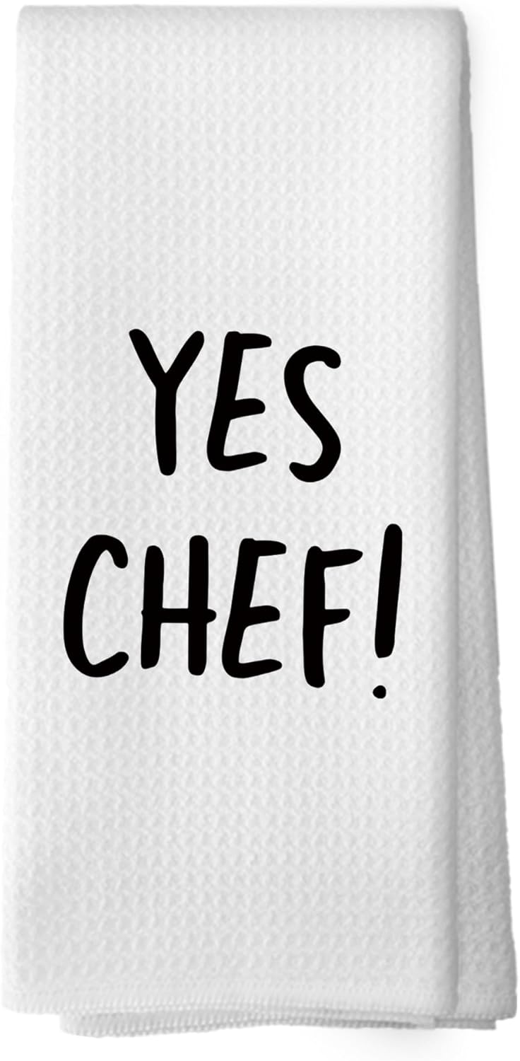 Chef Gifts Kitchen Towels, Cooking Lover Hand Towel for Kitchen Decorative Tea Towels, Chef Gift for Men Women, Kitchen Decor, 16x24 Inch