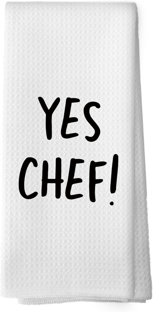 Chef Gifts Kitchen Towels, Cooking Lover Hand Towel for Kitchen Decorative Tea Towels, Chef Gift for Men Women, Kitchen Decor, 16x24 Inch