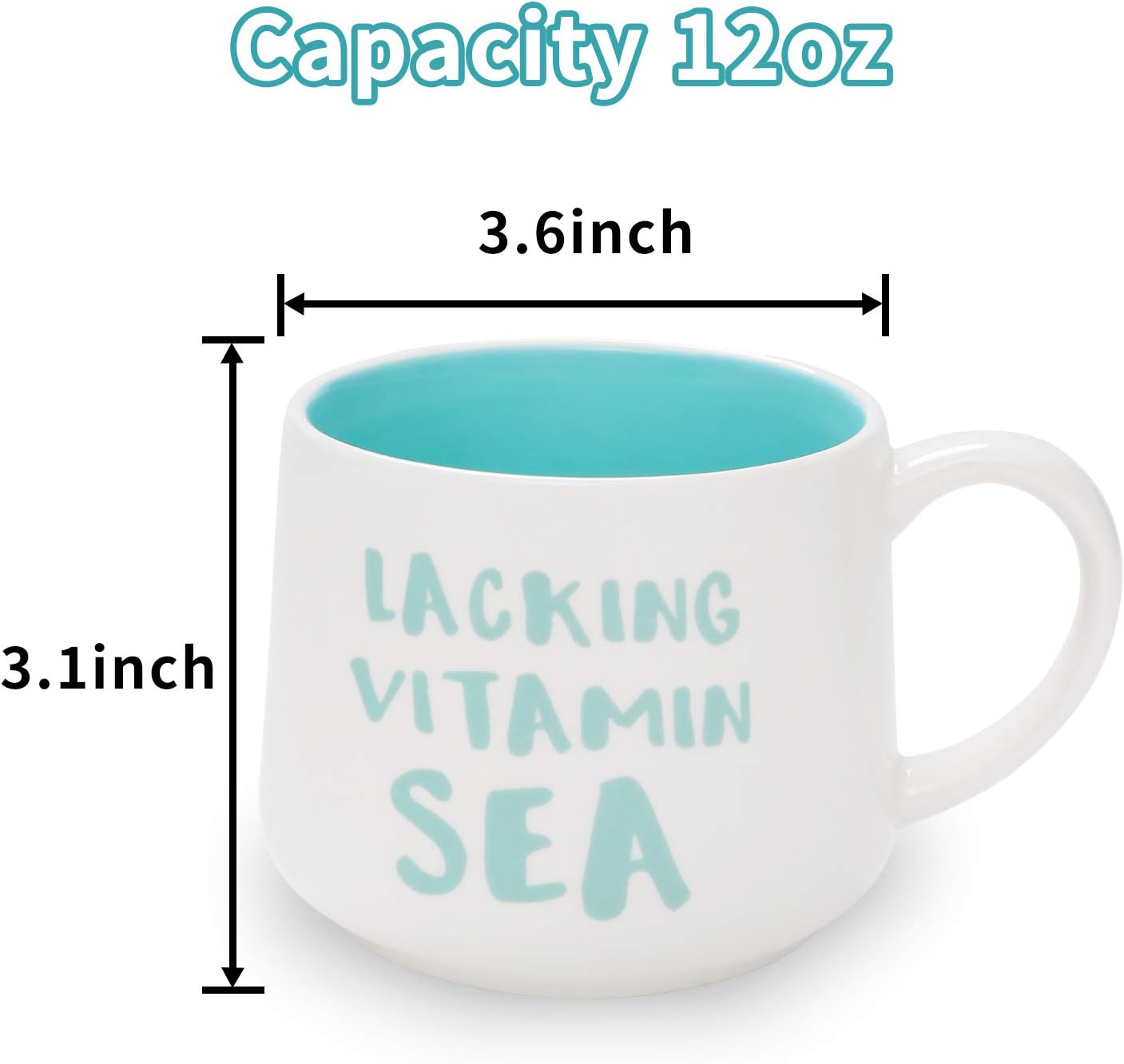 3D Animal Coffee Mug Baby Unicorn Inside,Handmade Figurine Ceramics Cup 12 oz,Christmas&Birthday&Mother's Day Surprise for Friends Family or Kids (Unicorn)