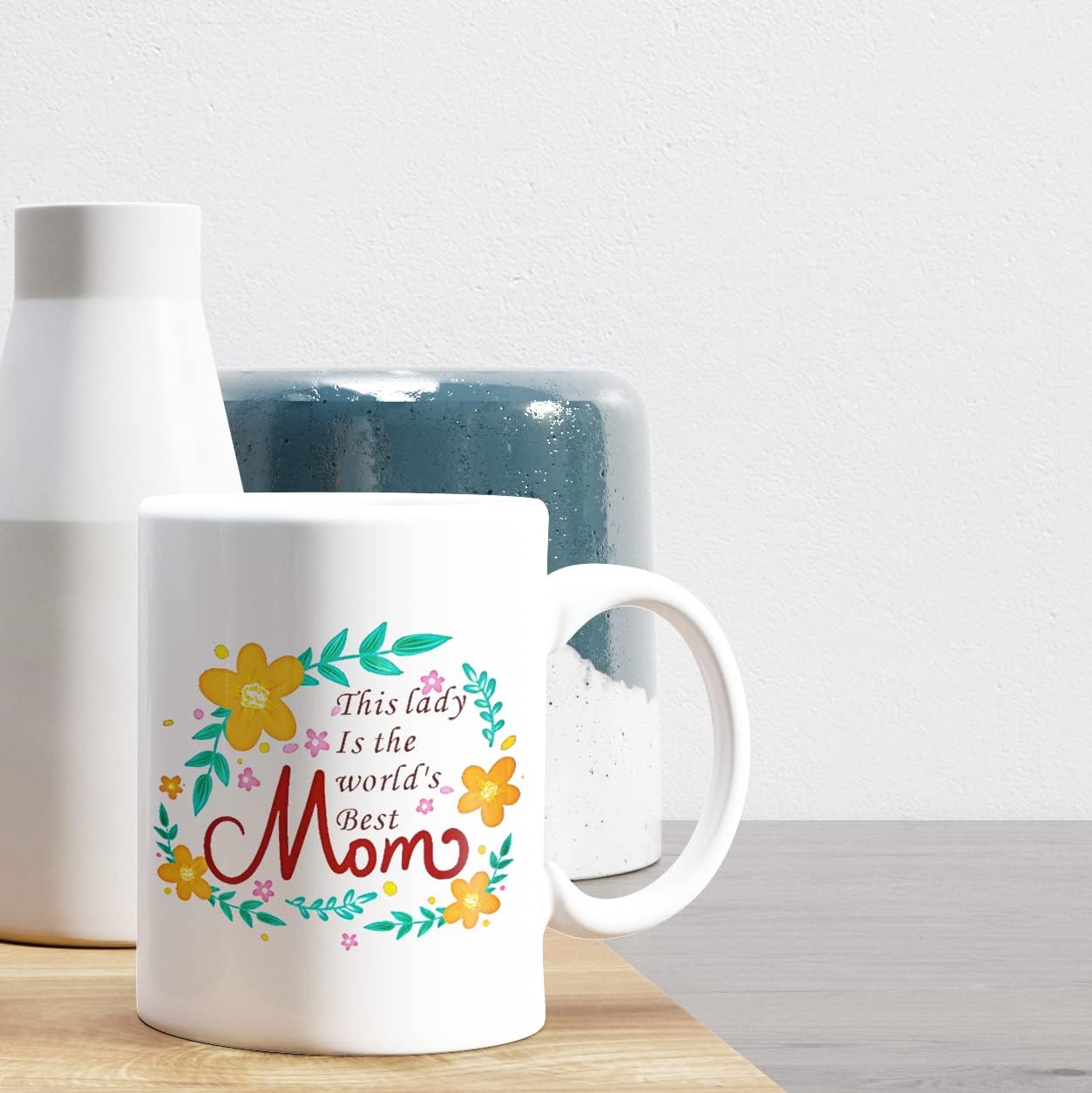 Gift for Mom This Lady is the World's Best Mom Mug