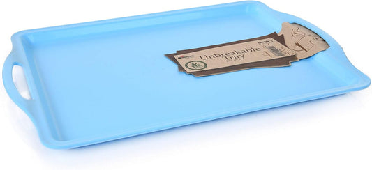 Mintra Home Durable Serving Tray (1pk, Blue)