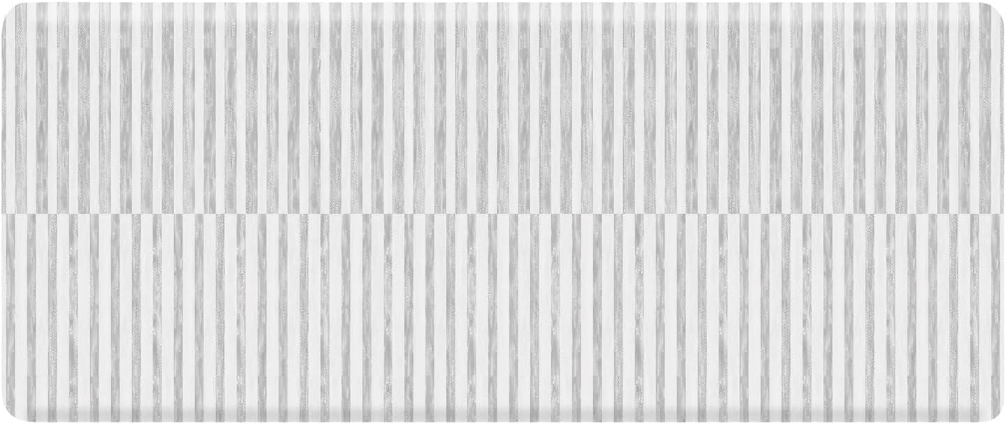 House of Noa Nama Standing Mat – Anti-Fatigue Cushioned Kitchen Mats for Floor | Ergonomic Bounce-Back Foam Kitchen Mats | Anti-Fatigue Mats for Kitchen & Standing | Reese Ash | 30" x 72"